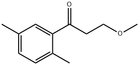 1-Propanone, 1-(2,5-dimethylphenyl)-3-methoxy- Structure