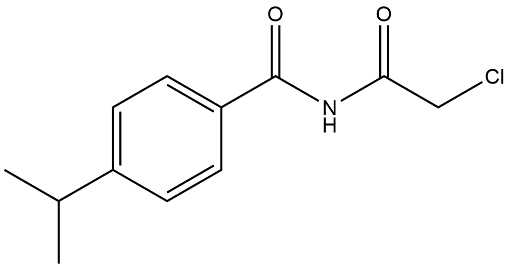 N-(2-Chloroacetyl)-4-(1-methylethyl)benzamide Structure