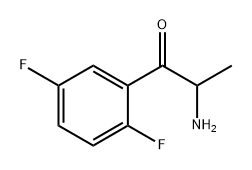 2-Amino-1-(2,5-difluorophenyl)propan-1-one Structure