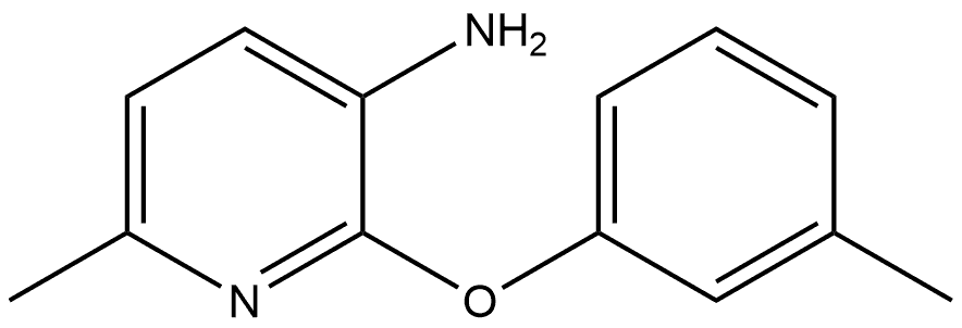 6-Methyl-2-(3-methylphenoxy)-3-pyridinamine Structure