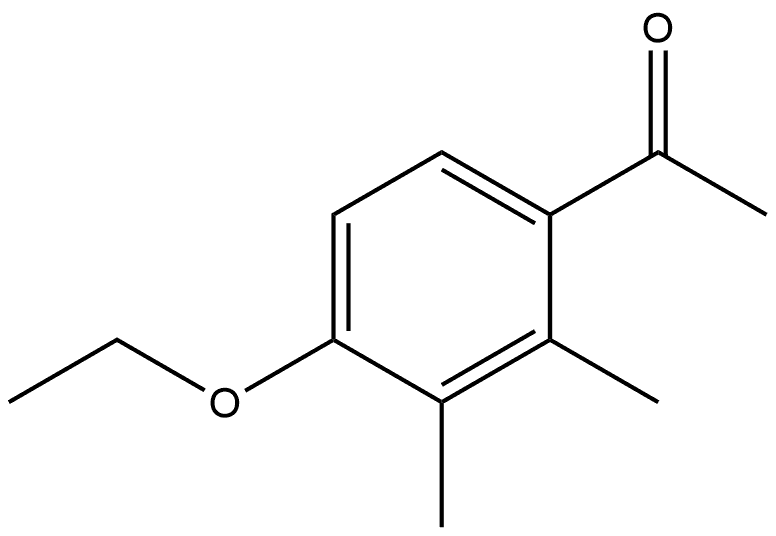 1-(4-Ethoxy-2,3-dimethylphenyl)ethanone Structure