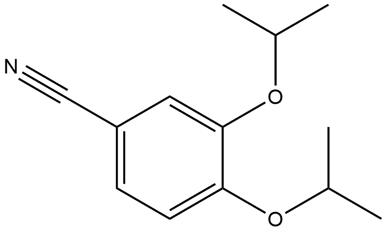 3,4-Diisopropoxybenzonitrile Structure