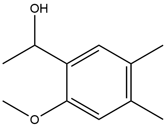 2-Methoxy-α,4,5-trimethylbenzenemethanol Structure