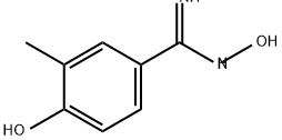 N',4-dihydroxy-3-methylbenzene-1-carboximidamide Structure