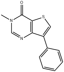 3-Methyl-7-phenylthieno[3,2-d]pyrimidin-4(3H)-one Structure