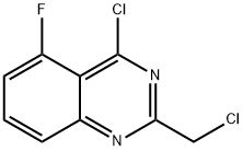 4-chloro-2-(chloromethyl)-5-fluoroquinazoline Structure