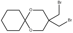 1,5-Dioxaspiro[5.5]undecane, 3,3-bis(bromomethyl)- Structure