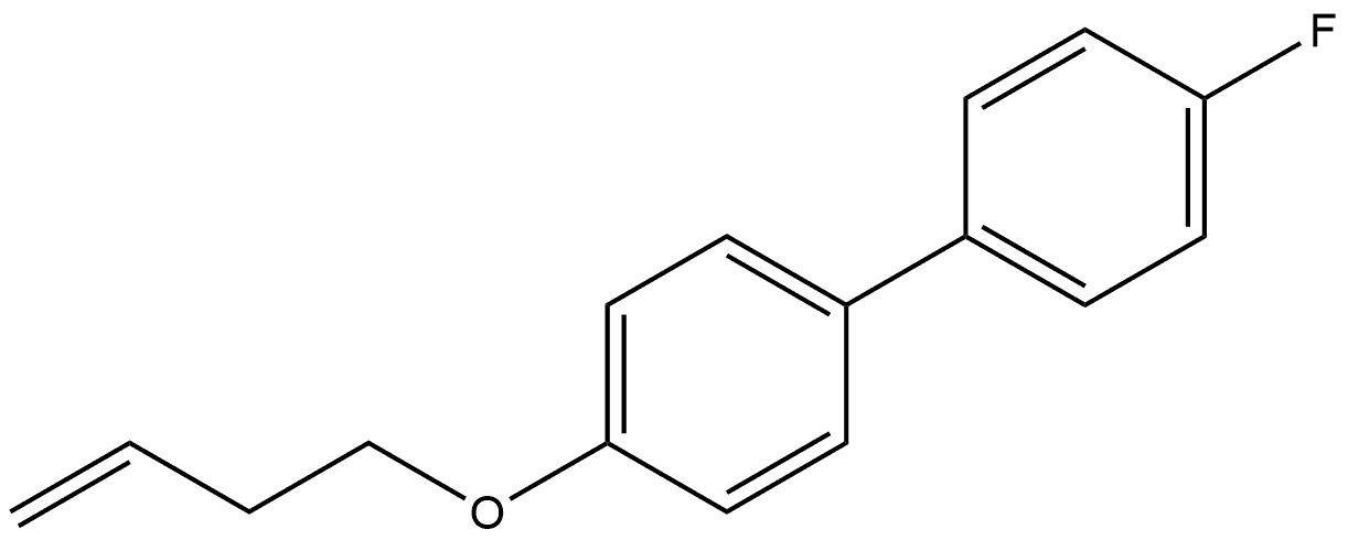 4-(3-Buten-1-yloxy)-4'-fluoro-1,1'-biphenyl Structure