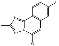 5,8-Dichloro-2-methyl-[1,2,4]triazolo[1,5-c]quinazoline 구조식 이미지