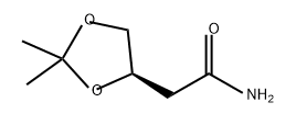 (R)-2,2-DIMETHYL-1,3-DIOXOLANE-4-ACETAMIDE Structure