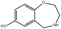 1,4-benzoxazepin-7-ol, 2,3,4,5-tetrahydro- Structure