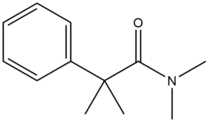 Benzeneacetamide, N,N,α,α-tetramethyl- Structure