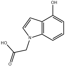 2-(4-hydroxy-1H-indol-1-yl)acetic acid Structure