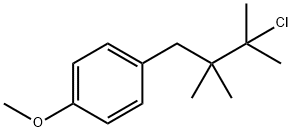 1-(3-Chloro-2,2,3-trimethylbutyl)-4-methoxybenzene Structure