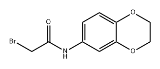 Acetamide, 2-bromo-N-(2,3-dihydro-1,4-benzodioxin-6-yl)- Structure