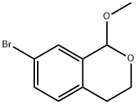 7-bromo-4-methoxyisochromane 구조식 이미지