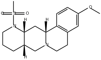 6H-Isoquino[2,1-g][1,6]naphthyridine, 5,8,8a,9,10,11,12,12a,13,13a-decahydro-3-methoxy-12-(methylsulfonyl)-, (8aS,12aR,13aR)- Structure