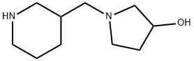 1-(Piperidin-3-ylmethyl)pyrrolidin-3-ol Structure