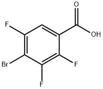 Benzoic acid, 4-bromo-2,3,5-trifluoro- 구조식 이미지