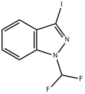 1-(difluoromethyl)-3-iodo-1H-indazole Structure