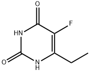 2,4(1H,3H)-Pyrimidinedione, 6-ethyl-5-fluoro- Structure