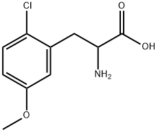 2-amino-3-(2-chloro-5-methoxyphenyl)propanoic acid Structure