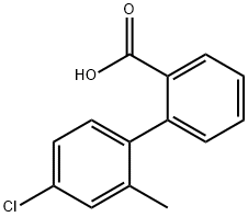 2-(4-Chloro-2-methylphenyl)benzoic acid Structure