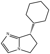 5H-Pyrrolo[1,2-a]imidazole, 7-cyclohexyl-6,7-dihydro-, (7S)- Structure