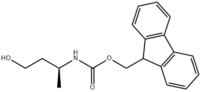 Carbamic acid, N-[(1S)-3-hydroxy-1-methylpropyl]-, 9H-fluoren-9-ylmethyl ester Structure