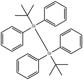 1,2-Di-tert-butyl-1,1,2,2-tetraphenyldisilane Structure