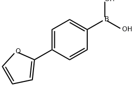 Boronic acid, B-[4-(2-furanyl)phenyl]- Structure