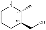 3-Piperidinemethanol, 2-methyl-, (2R,3S)-rel- Structure