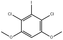 Benzene, 2,4-dichloro-3-iodo-1,5-dimethoxy- Structure