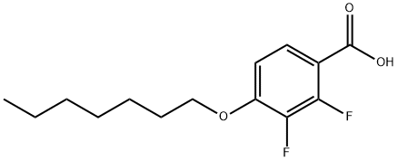 2,3-Difluoro-4-(heptylo Structure