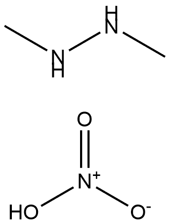 Hydrazine, 1,2-dimethyl-, nitrate (1:1) (ACI) Structure