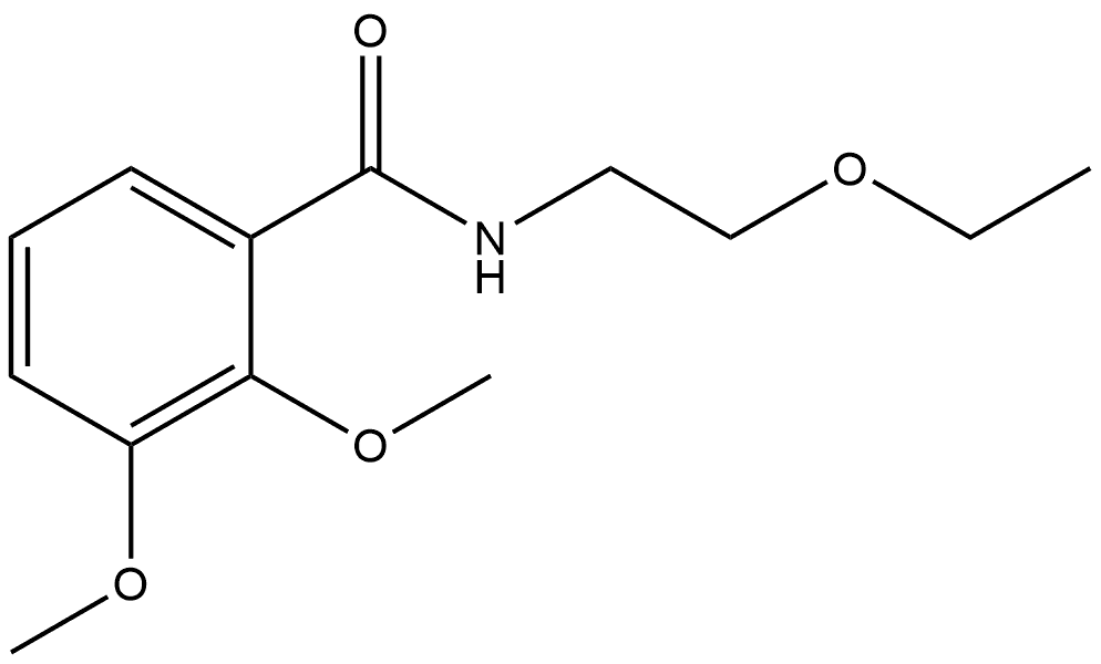 N-(2-Ethoxyethyl)-2,3-dimethoxybenzamide Structure