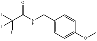 Acetamide, 2,2,2-trifluoro-N-[(4-methoxyphenyl)methyl]- Structure