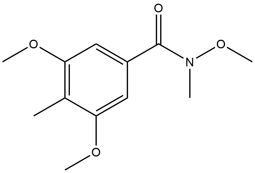 N,3,5-Trimethoxy-N,4-dimethylbenzamide Structure