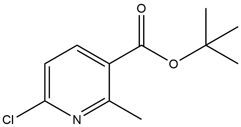 1,1-Dimethylethyl 6-chloro-2-methyl-3-pyridinecarboxylate Structure