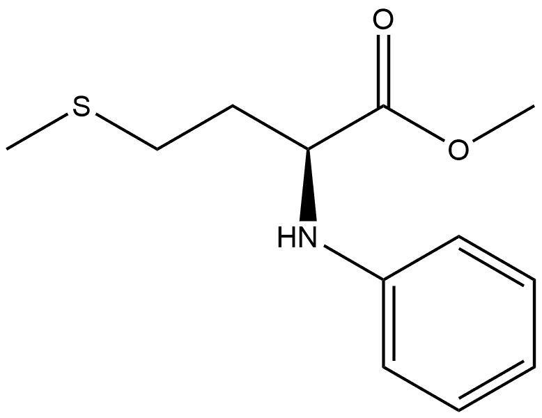 N-Phenyl-L-methionine methyl ester Structure