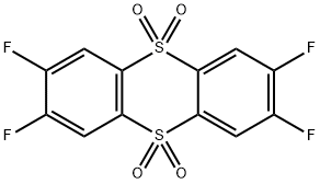 Thianthrene, 2,3,7,8-tetrafluoro-, 5,5,10,10-tetraoxide Structure