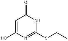 4(3H)-Pyrimidinone, 2-(ethylthio)-6-hydroxy- Structure