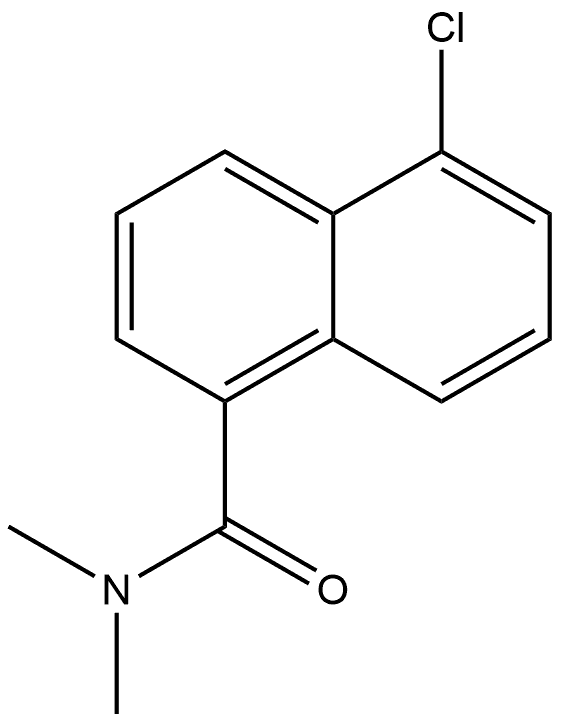 5-Chloro-N,N-dimethyl-1-naphthalenecarboxamide Structure