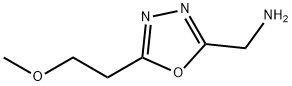 1,3,4-Oxadiazole-2-methanamine, 5-(2-methoxyethyl)- Structure