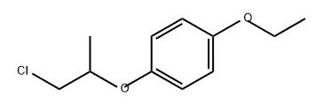 Benzene, 1-(2-chloro-1-methylethoxy)-4-ethoxy- Structure