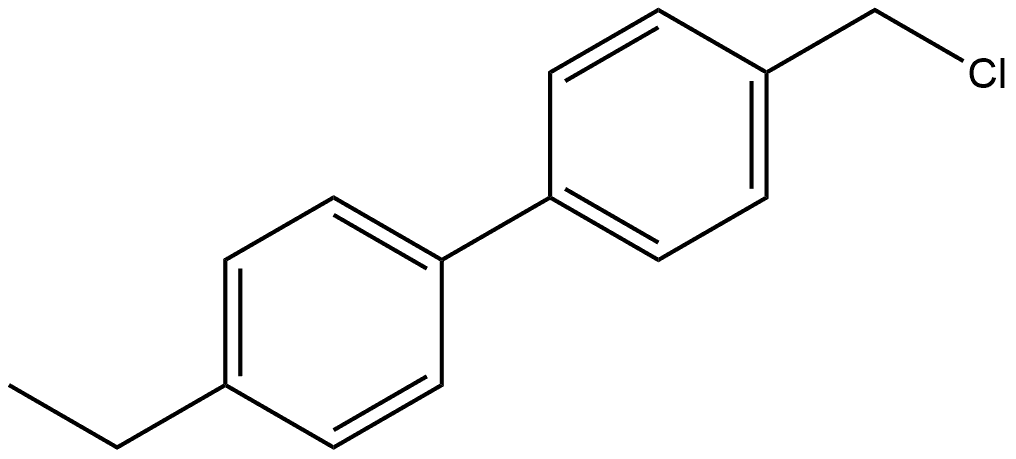 4-(Chloromethyl)-4'-ethyl-1,1'-biphenyl Structure