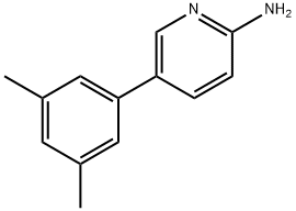 2-Pyridinamine, 5-(3,5-dimethylphenyl)- Structure