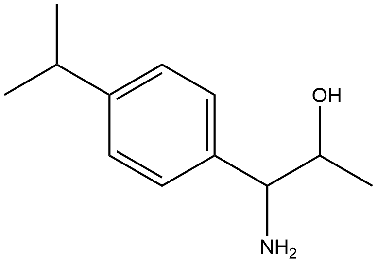 1-AMINO-1-[4-(METHYLETHYL)PHENYL]PROPAN-2-OL Structure