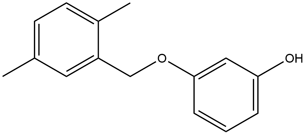 3-[(2,5-Dimethylphenyl)methoxy]phenol Structure