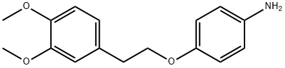 Benzenamine, 4-[2-(3,4-dimethoxyphenyl)ethoxy]- Structure